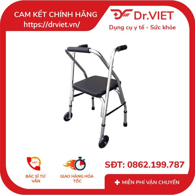[Genuine] luknitting Walker W-9 bench-hospital stroller for patient rehabilitation due to accidents, elastic accidents, sick of the elderly