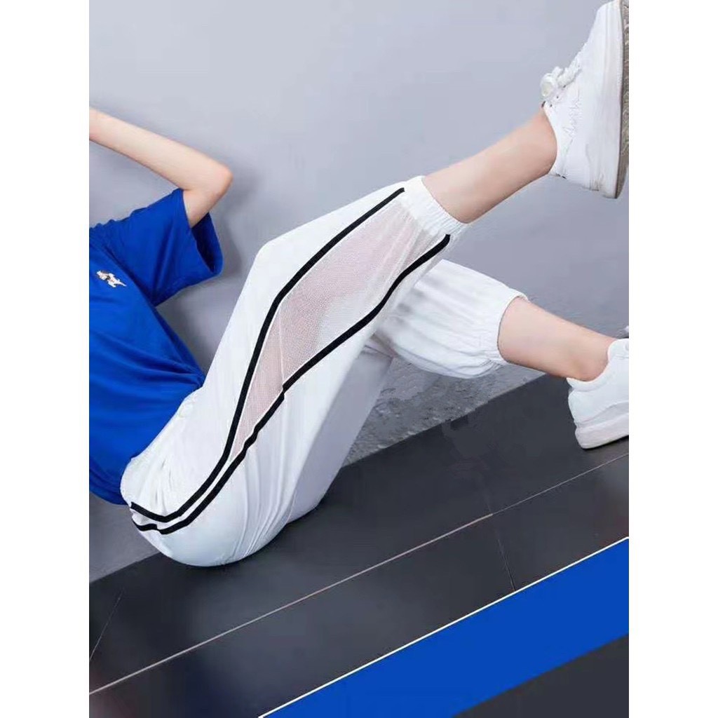 Quần Baggy lưới sườn 2 sọc trẻ trung, cá tính