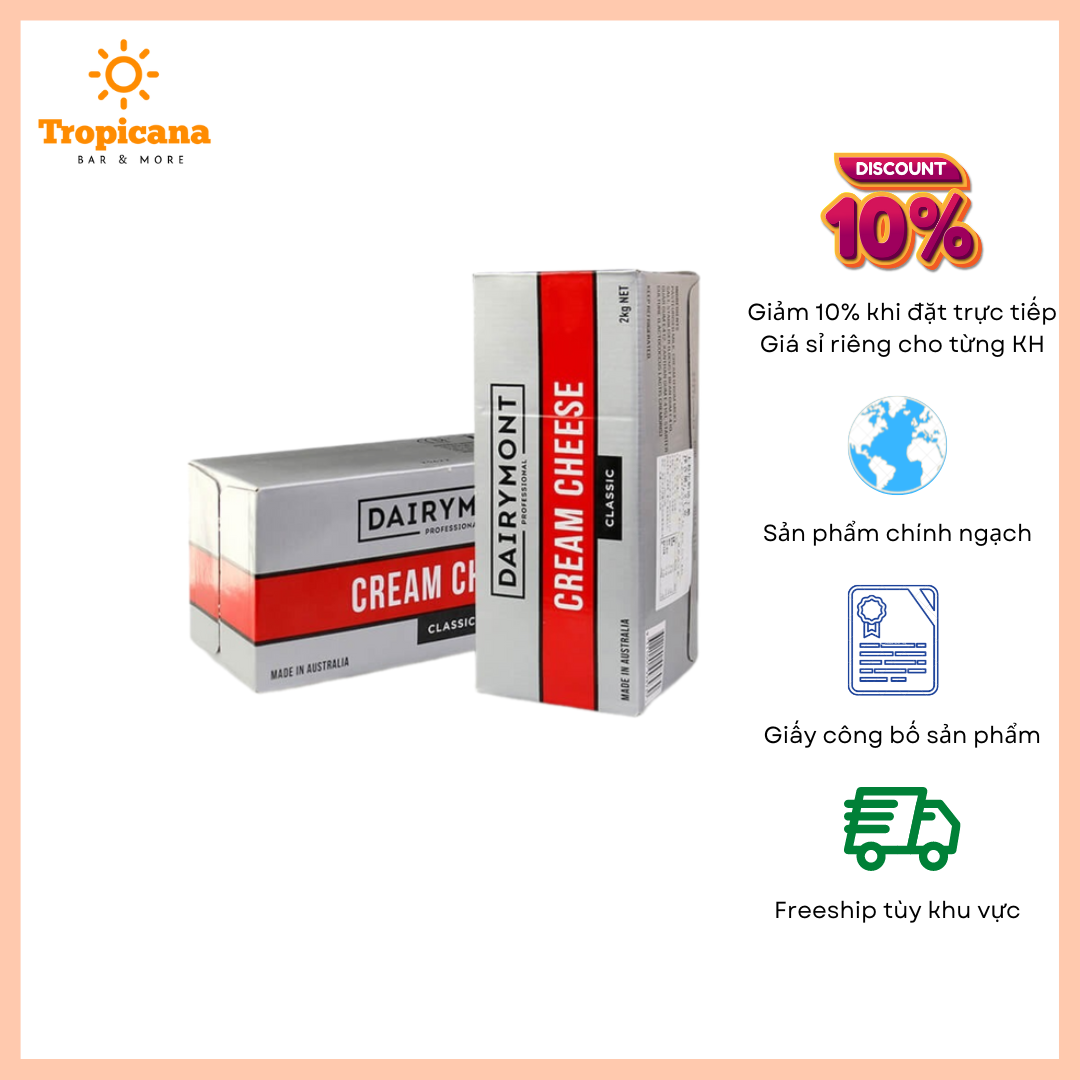 Phô mai kem Dairymont 2kg