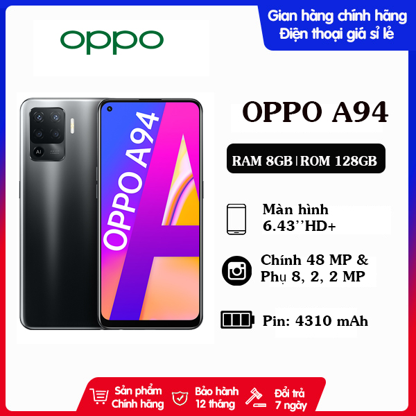 Điện thoại oppo a94 - hàng chính hãng, mới 100%, bảo hành 12 tháng