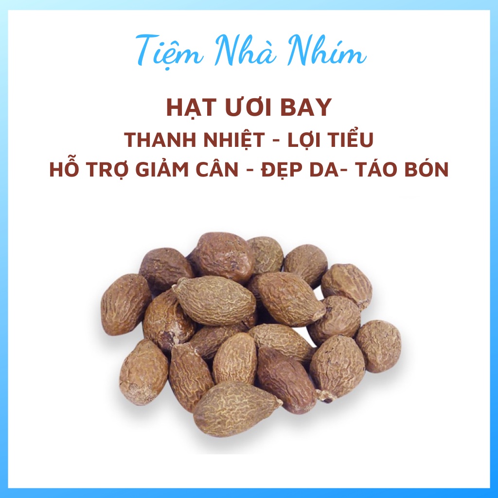Hạt ươi bay sẻ 100g nở đều 95%, đười ươi rừng pha nước hạt é, mủ trôm uống giảm cân