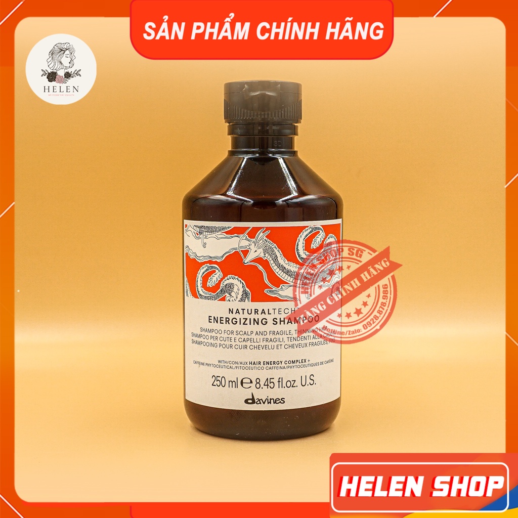 Davines dầu gội dành cho vấn đề về rụng tóc energizing shampoo 250 - 1000ml