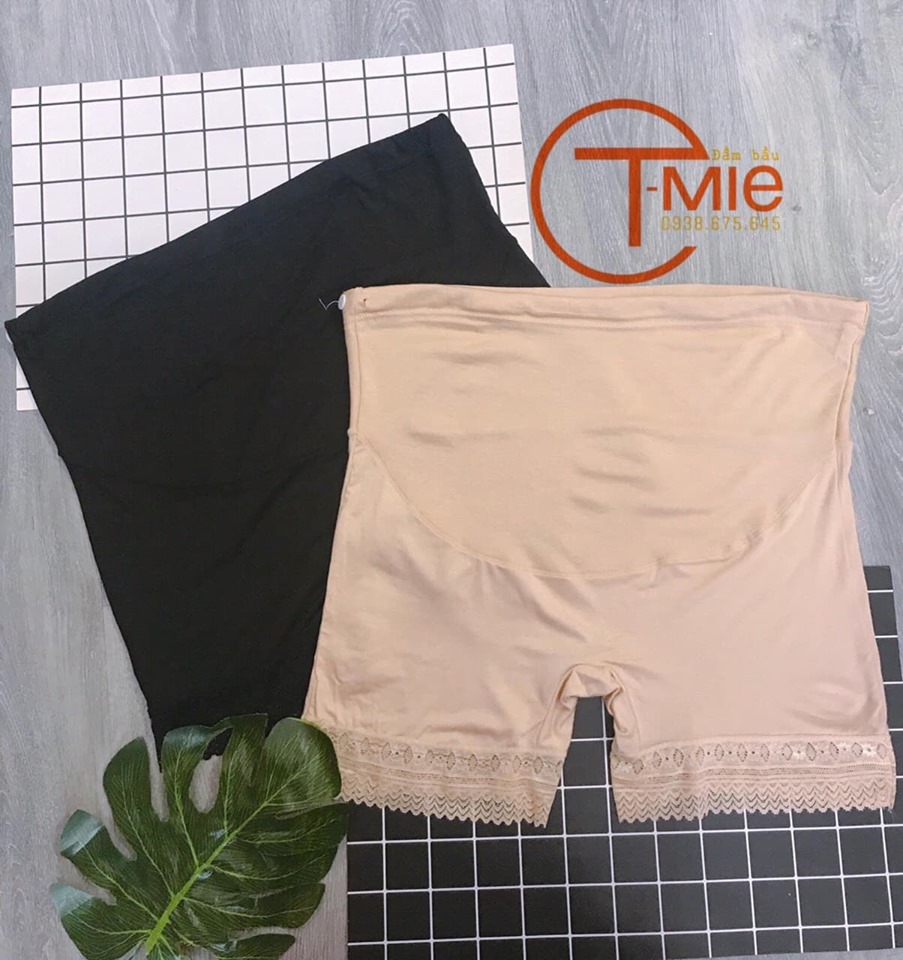 Quần Váy  Bầu, Có Đáp Bụng Chun Chỉnh Thoải Mái