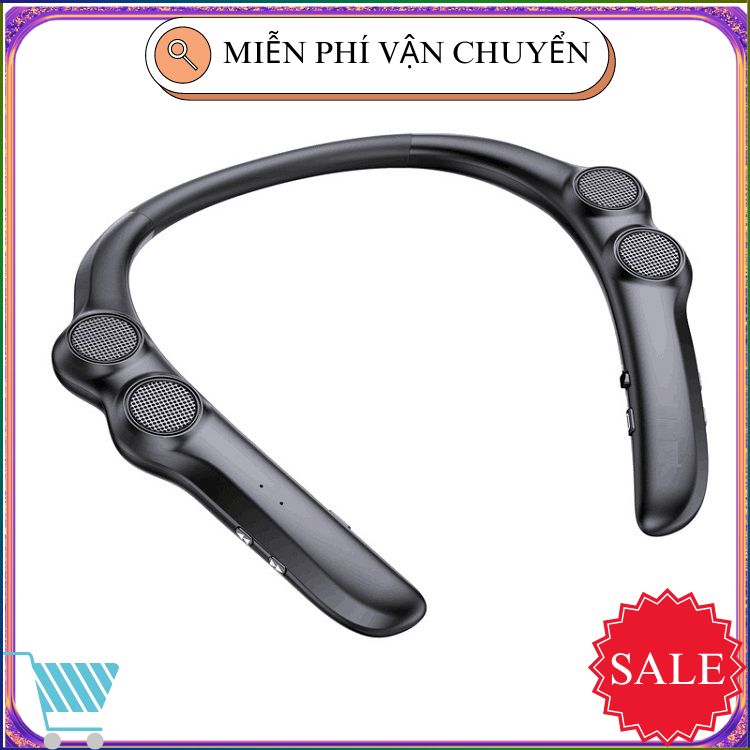 Loa nghe nhạc đeo cổ không dây bbh-929s - bộ loa toàn dải hướng lên - chất lượng âm thanh hifi sống động, chân thật