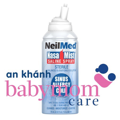 Xịt mũi Neilmed NasaMist 75g