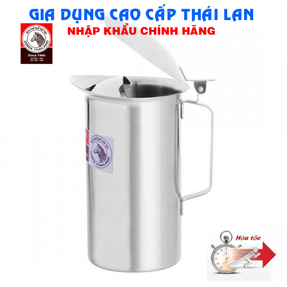 Ca nước 11cm có nắp 1.9l zebra 115012