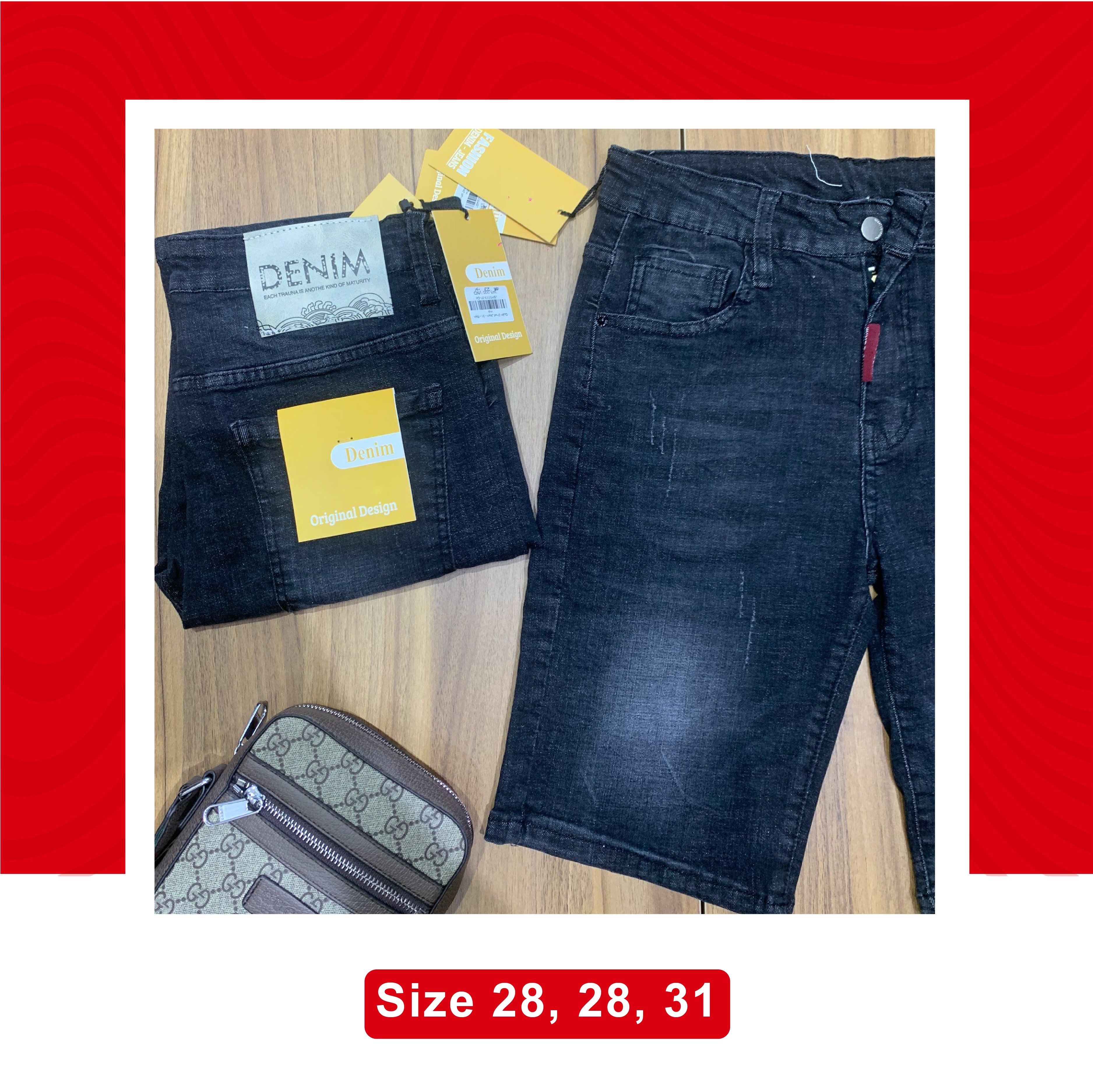 Quần short jean 5013