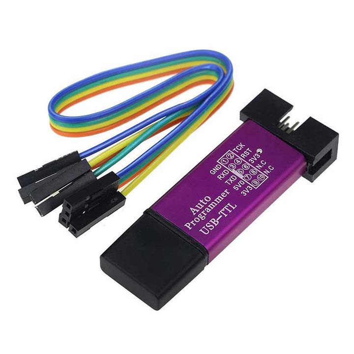 Mạch nạp stc và chuyển đổi usb - ttl hỗ trợ 3v3-5vdc