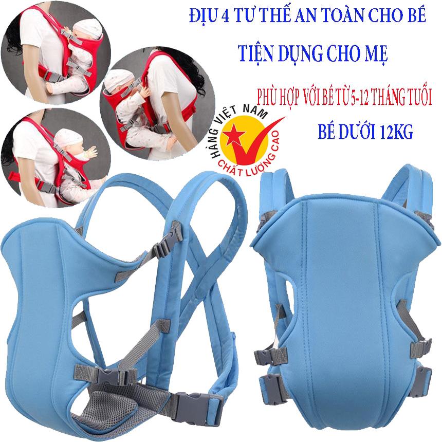 Cách đeo địu em bé mua dai em be điệu e bé dieu em be 4 tu the đai mang em bé địu trẻ em đa năng day diu em be so sinh - đồ sơ sinh an toàn cho bé yêu - hàng việt nam chất lượng cao 5