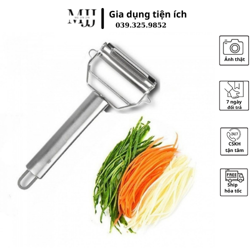 Dụng cụ t03 bào gọt (nạo) củ quả đa năng bằng inox thép không gỉ