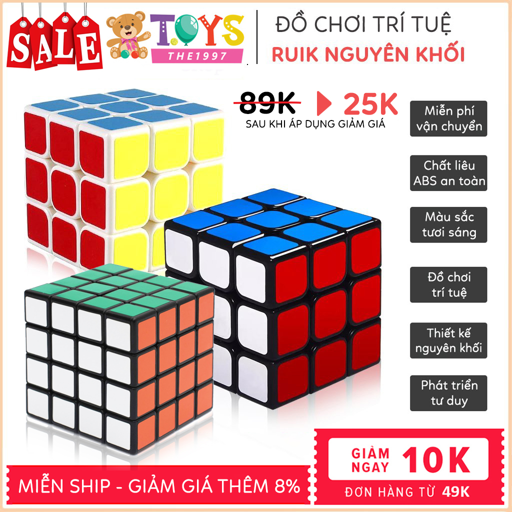 Rubik 3x3 - 2x2 - 4x4 - 5x5 phiên bản mới bẻ góc cực tốt