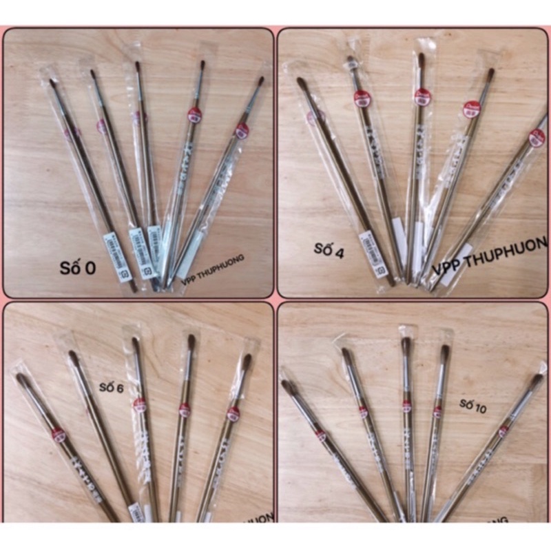 Cọ vẽ pentel lông mềm chất lượng cao, cọ vẽ màu nước