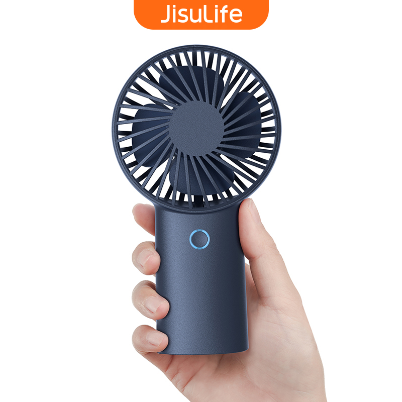 JISULIFE Quạt USB Di Động Mini Quạt Cầm Tay Chạy Pin Sạc 4000MAh Gió Mạnh Và Im Lặng Quạt Làm Mát, Điều Hòa Không Khí