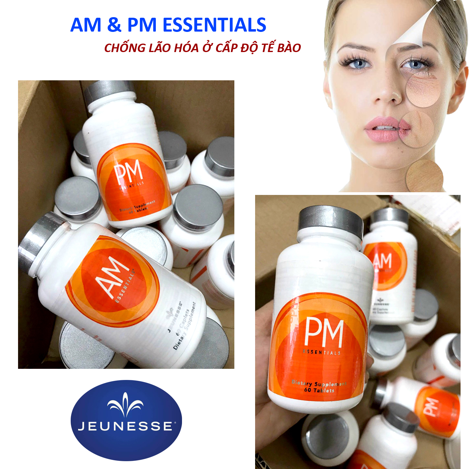 Jeunesse AM & PM Essentials - Đẩy lui sự lão hóa