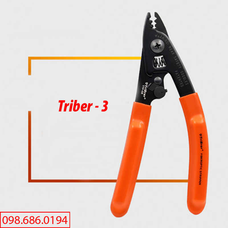 Kìm tuốt sợi quang 3 lỗ siêu tiện dụng - Kìm tuốt sợi quang FTTH