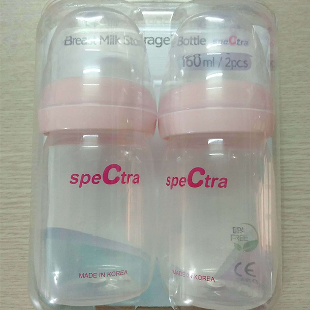 Bộ 2 Bình Trữ Sữa Spectra Dùng Cho Máy Hút Sữa Spectra 9Plus, 9S, M1, M2, S1 Plus, S2Plus, Q