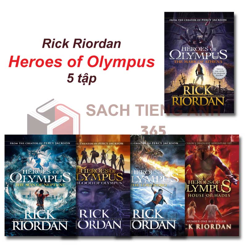 Trọn Bộ Tiếng Anh - The Heroes of Olympus - Rick Riordan