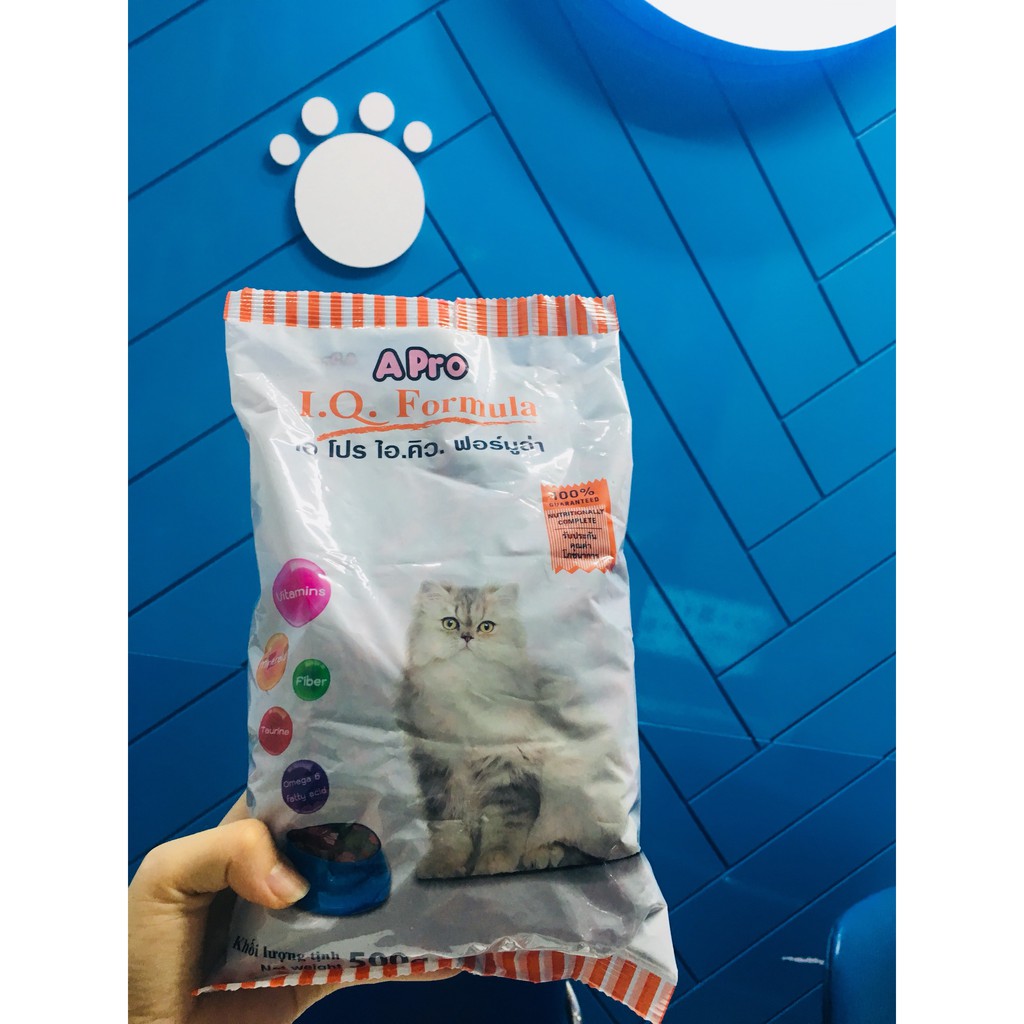 Thức ăn hạt cho Mèo APRO IQ Formula (Thái Lan) gói 500g