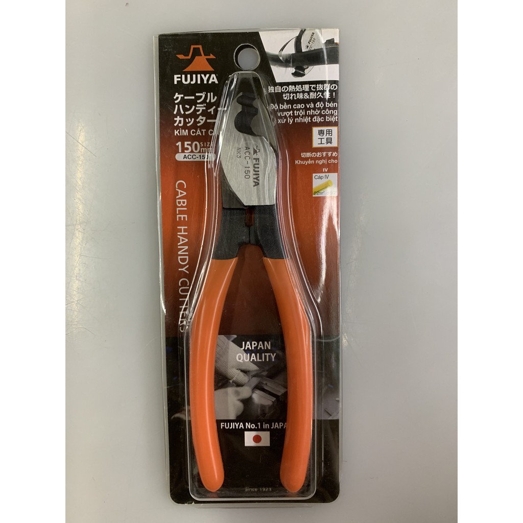 Kìm cắt cáp nhật fujiya acc-150 - chính hãng - nhật bản
