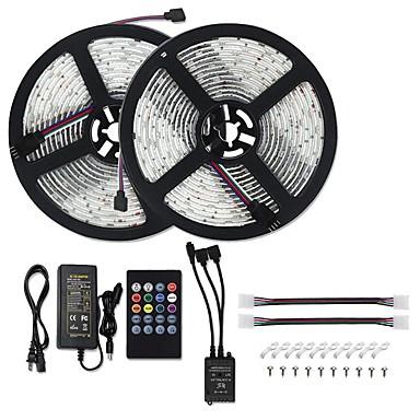 Đèn led dây siêu sáng 5m 12v-5050rgb + nguồn + bộ khiển led dây 5m cảm ứng nhạc