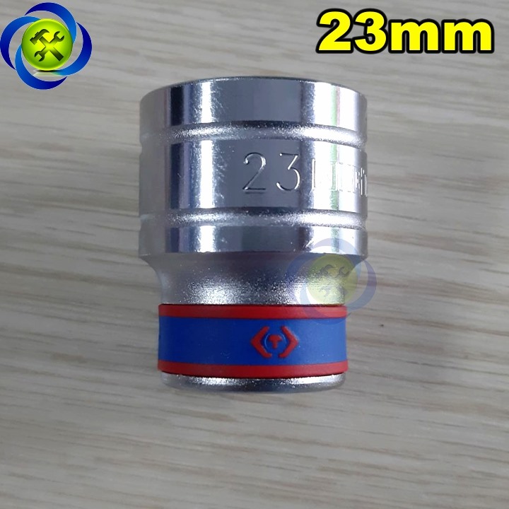 Tuýp trắng ngắn kingtony 433523m 1/2 inch - 23mm 6 cạnh