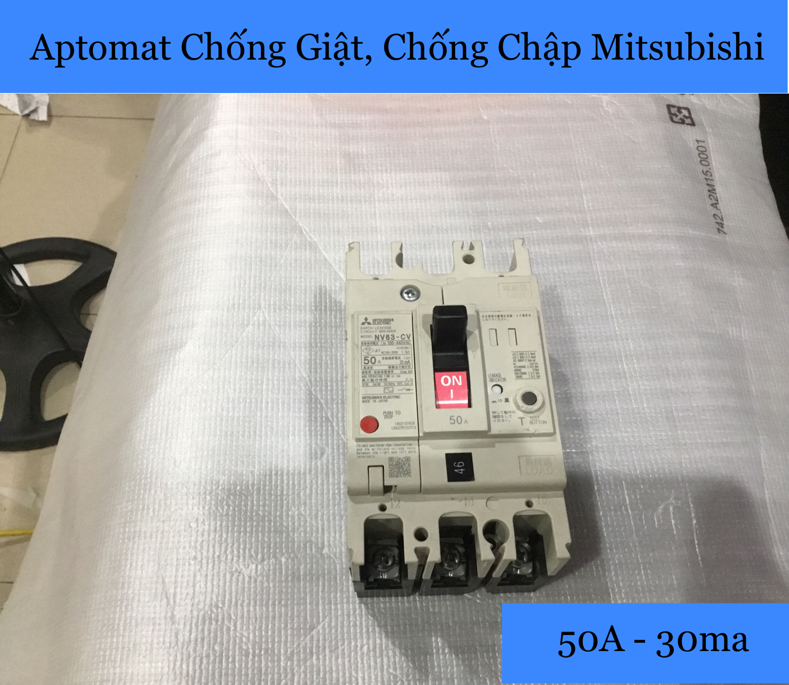 Cb khối chống giật nhật bản 50a 30ma