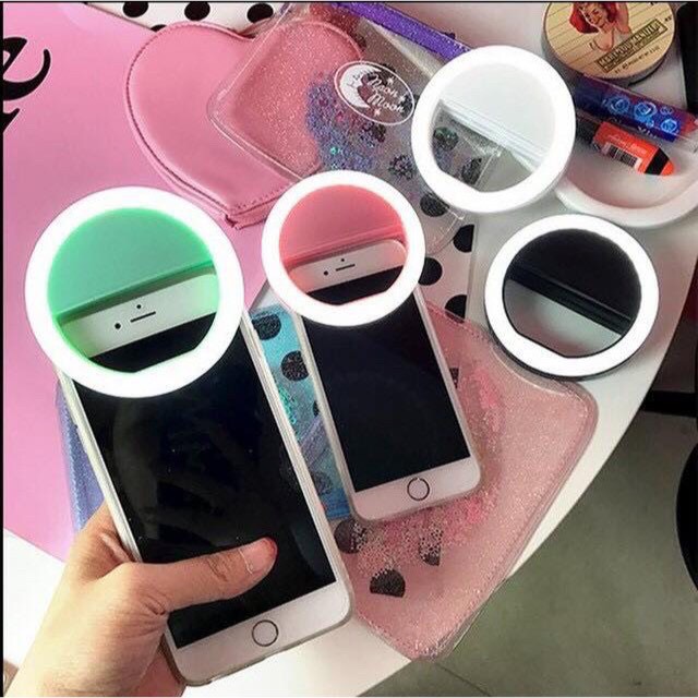 èn LED Selfie kẹp điện thoại tạo ánh sáng mịn khi chụp ảnh tự sướng, chân dung, nghệ thuật