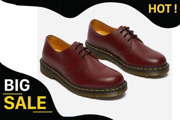 Giầy tây cao cấp doctor martens mẫu dr.1461 cherry_bảo hành 2 năm