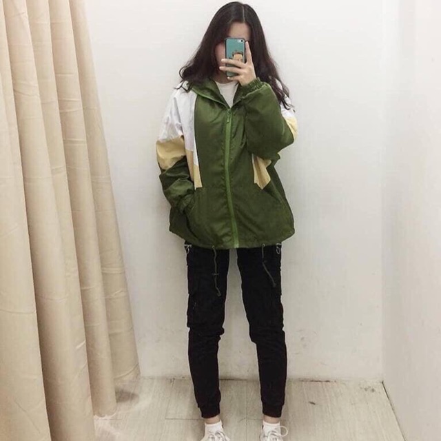 📛áo khoác dù phối màu