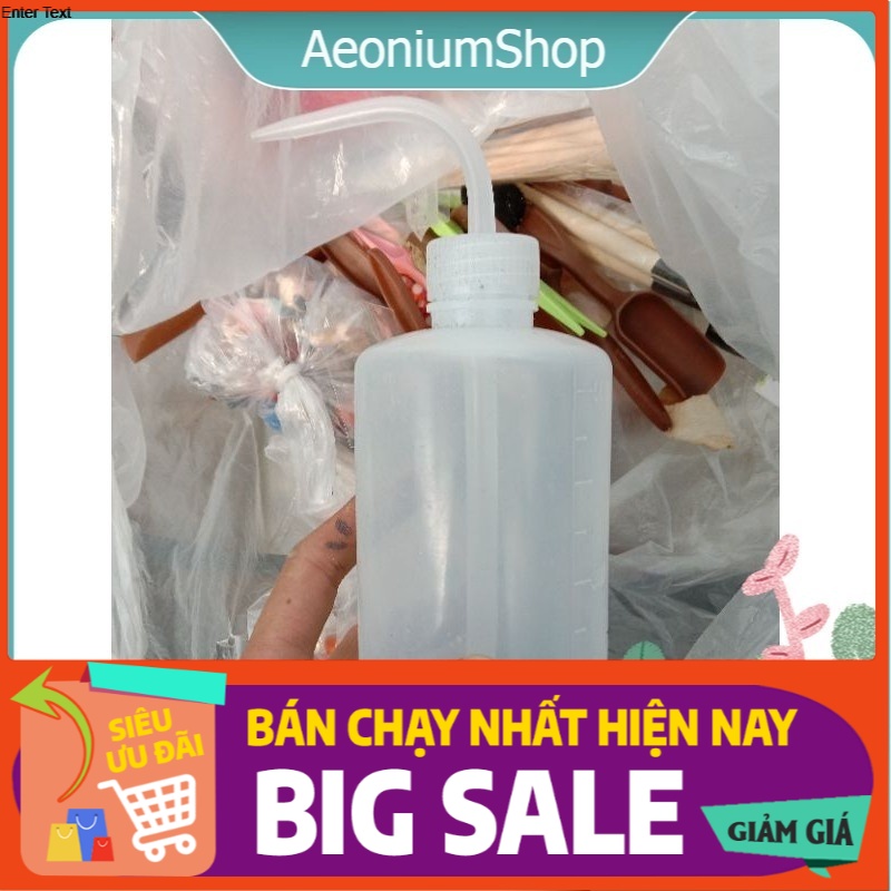Bình tưới cây mini 500ml tưới sen đá, xương rồng cực xịn