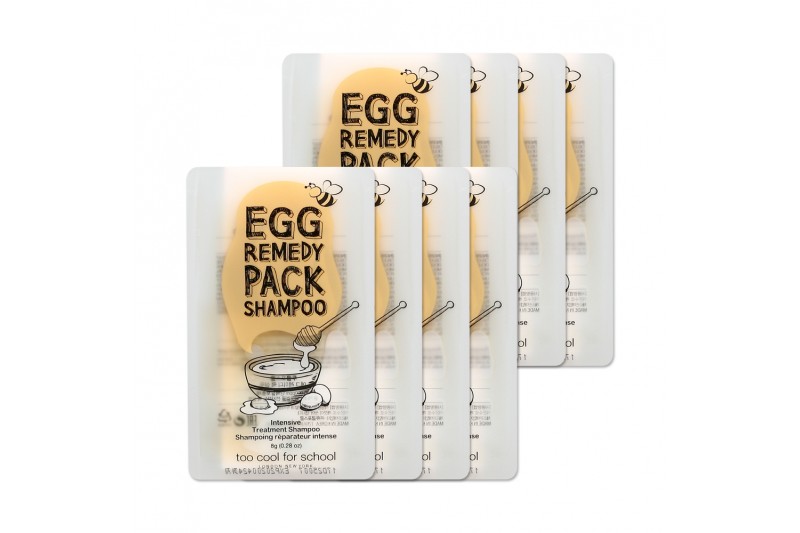 Sample Too Cool Egg Remedy Shampoo Pack 10g