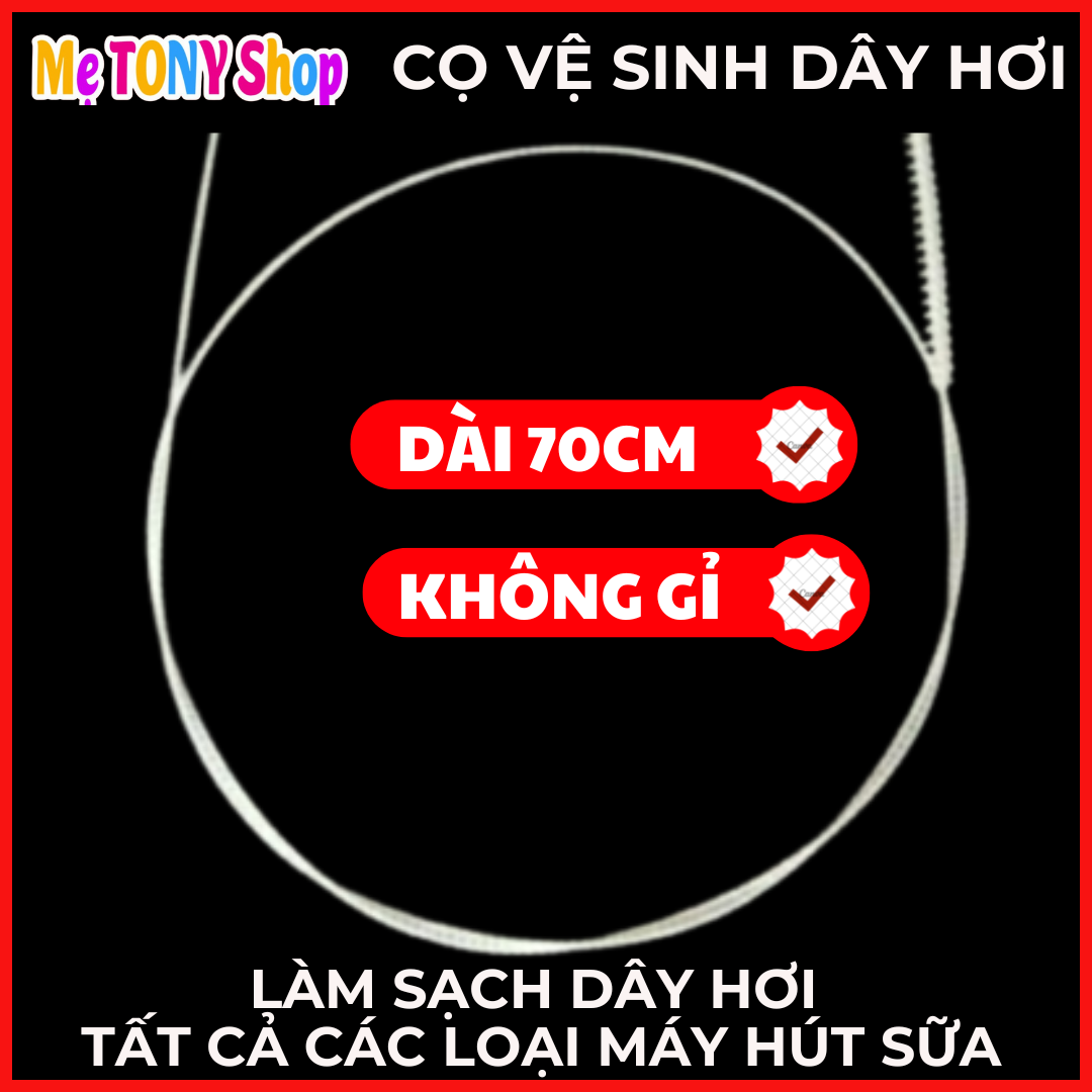   Dài 70cm  Dây Cọ Rửa Vệ sinh Dây Hơi Máy Hút Sữa Các Hãng 