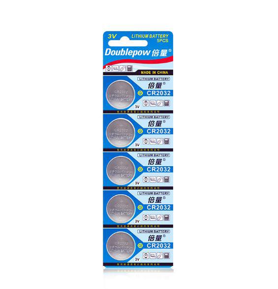 Vỉ 5 Pin cúc áo CR2032 Lithium 3v cho cân điện tử, máy tính cầm tay...