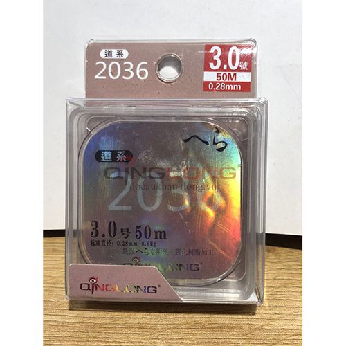 Cước qinglong 2036 50m trục tím