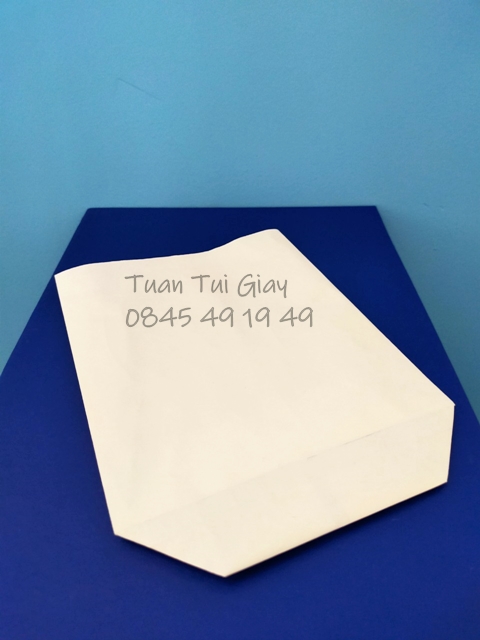 100c túi giấy trắng sz13x18