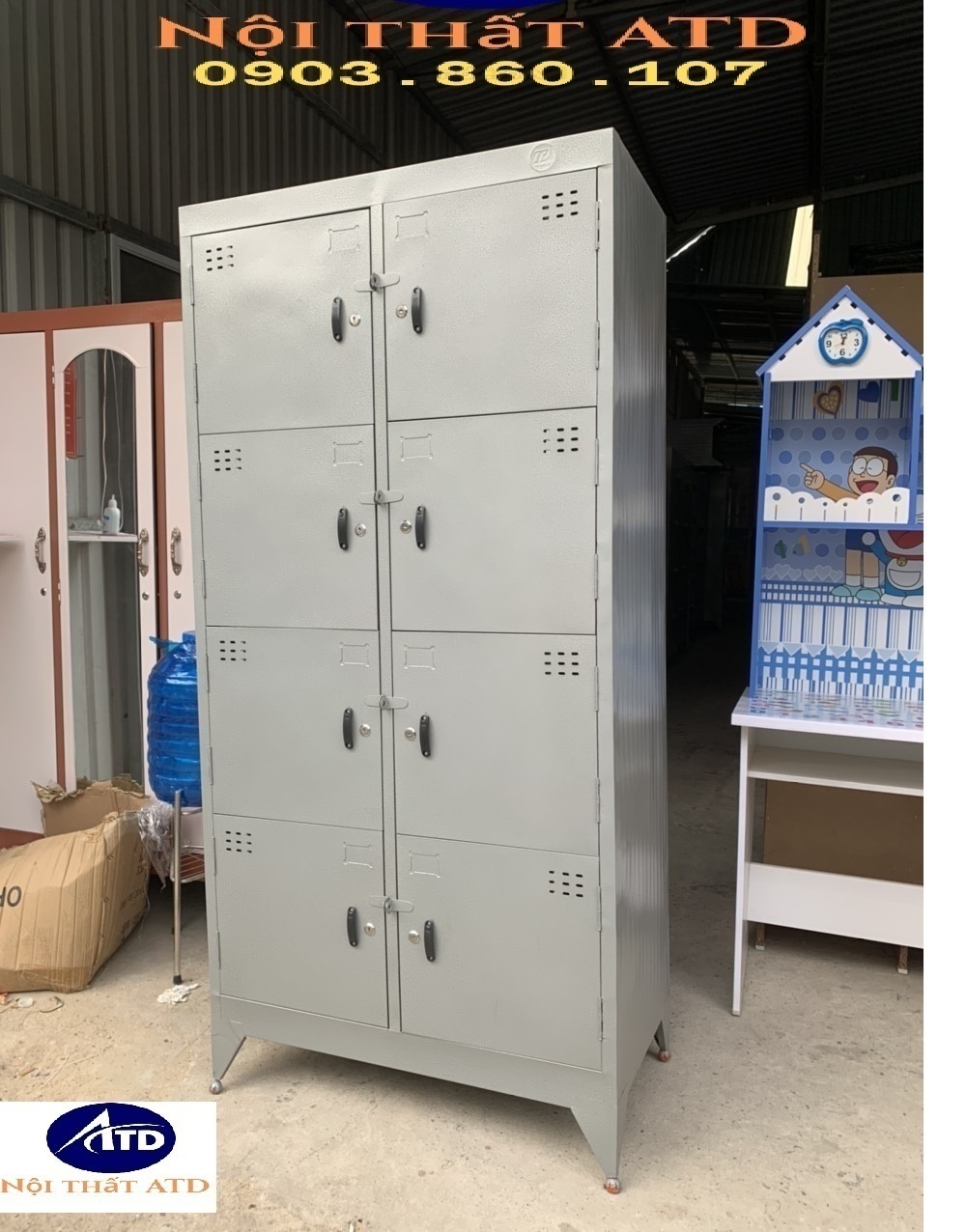 Tủ hồ sơ locker sắt văn phòng dày dặn giá rẻ y hình thực tế 100% HCM