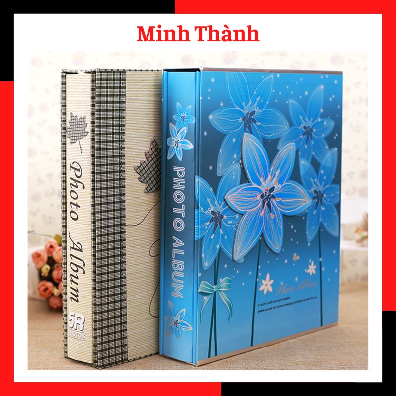 Album ảnh 13x18 đựng được 200 ảnh bìa 3D loại cao cấp có hộp