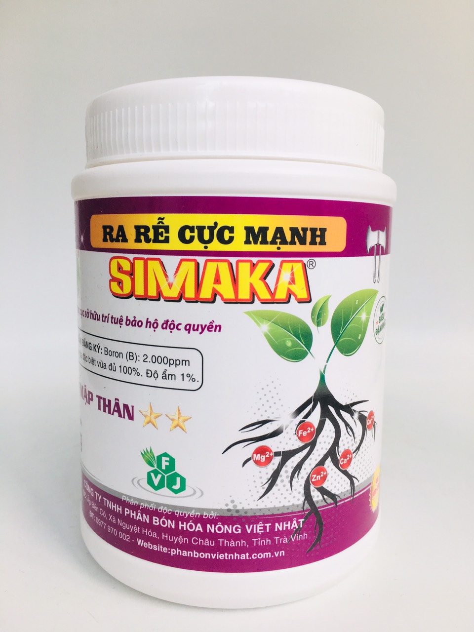 Phân bón kích rễ cực mạnh simaka hũ 500g - đẻ nhánh nhiều, giâm cành, chiết cành, tăng trưởng cây trồng.