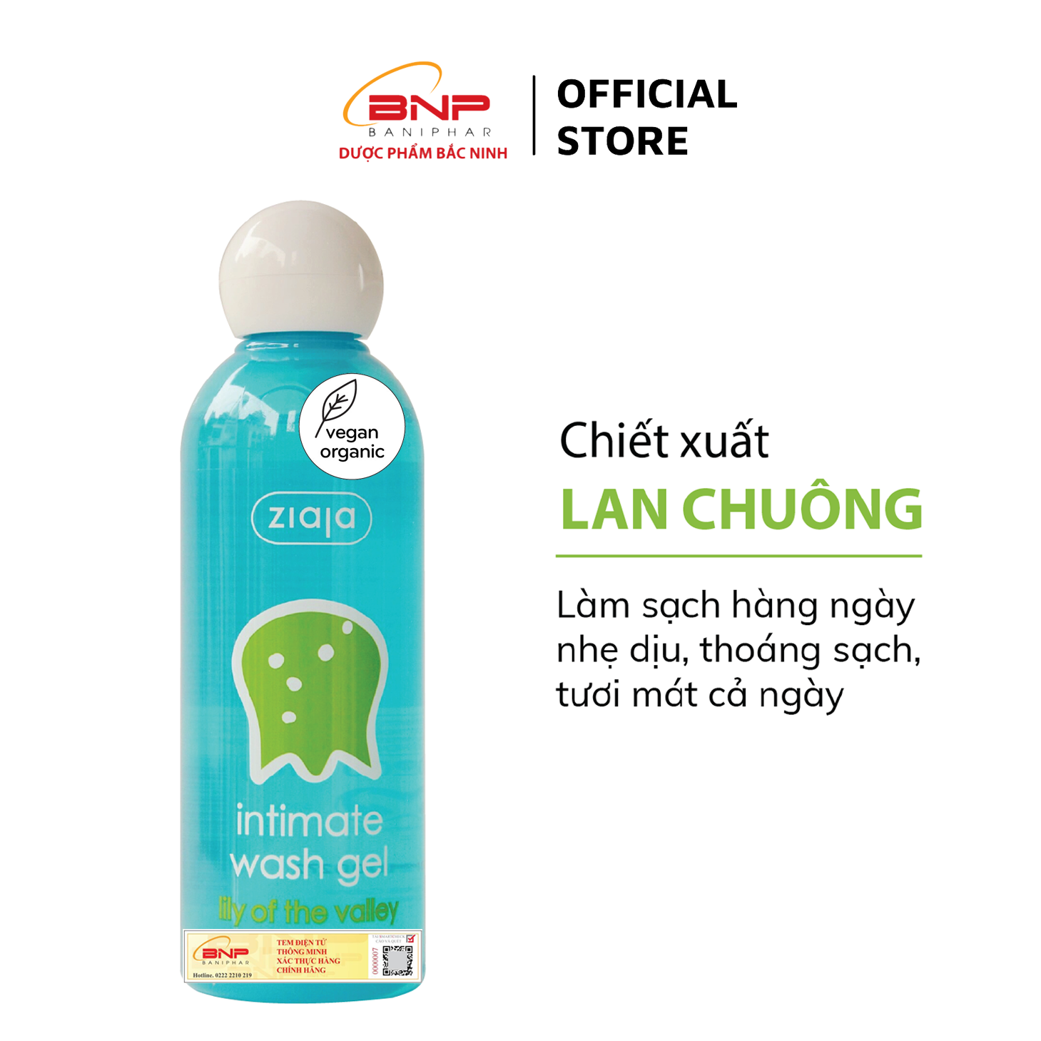 Dung dịch vệ sinh phụ nữ Intimate Hoa lan Chuông 200ml [Hàng chính hãng]