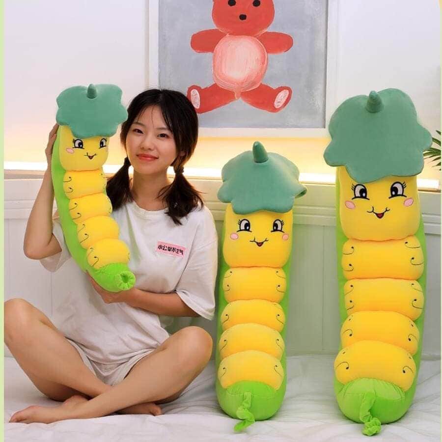 Gấu bông sâu khoai - gối ôm sâu khoai