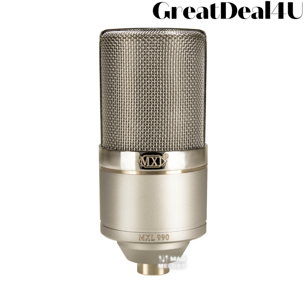 MXL 990 HE Condenser Microphone [micro thu âm phòng thu/livestream, NEW]