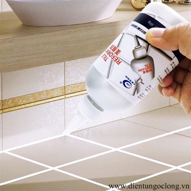 [NHẬP KHẨU] Keo chà ron gạch keo kẻ chỉ nền gạch đa năng công nghệ Hàn Quốc 150/280ml, Sơn Kẻ Chỉ Gạch,Chai làm sạch và lát đường chỉ gạch,Keo chít trắng mạch gạch