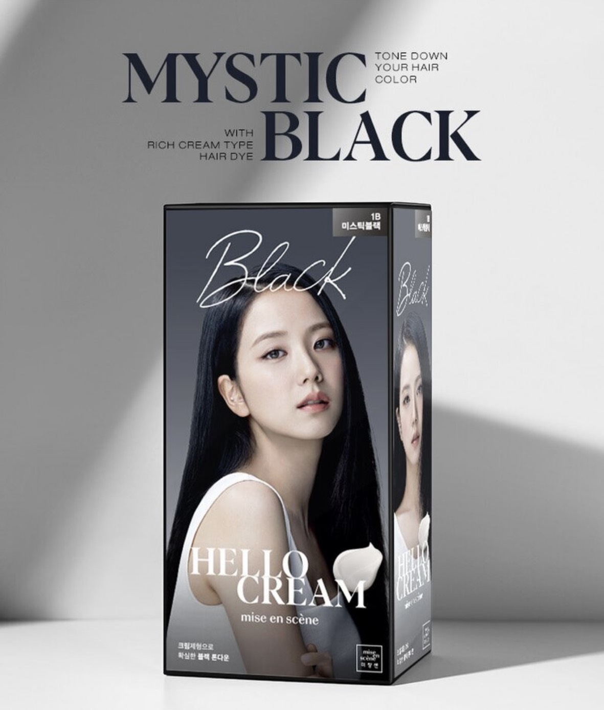 Nhuộm tóc BlackPink màu Black 1B/ Thuốc nhuộm tóc phủ bạc Hàn Quốc