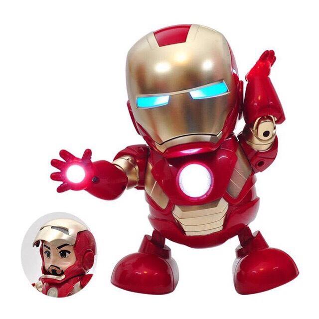 Đồ chơi rôbot ironman biết nhảy cho bé vui chơi thoả thích