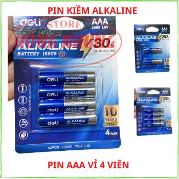 Pin alkaline aa , aaa vỉ 2 viên/ 4 viên.