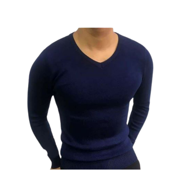 Áo len nam cổ tim màu đen chất liệu len dày dặn dáng ôm nhẹ phù hợp cho cả nam và nữ hoặc làm áo đôi