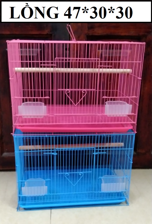 [HCM]LỒNG CHIM SIZE 47*30*30 CHO CHIMYẾN PHỤNG VẸT(MÀU SẮC LỒNG XANH HỒNG CÓ THỂ THAY ĐỔI THEO KHO CỦA SHOP).