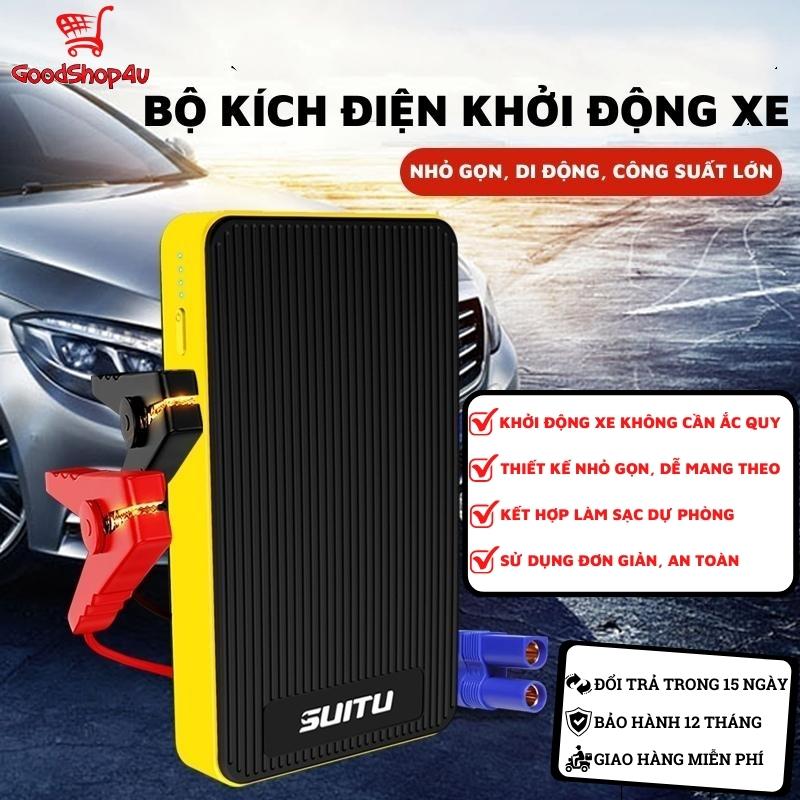 Bộ kích điện khởi động xe ô tô ST-6000 kiêm sạc dự phòng cao cấp | Bộ kích nổ xe ô tô, bộ kích bình xe ô tô, bộ kích điện đề nổ xe ô tô, bộ kích điện ắc quy xe ô tô, bộ kích nổ ắc quy xe ô tô