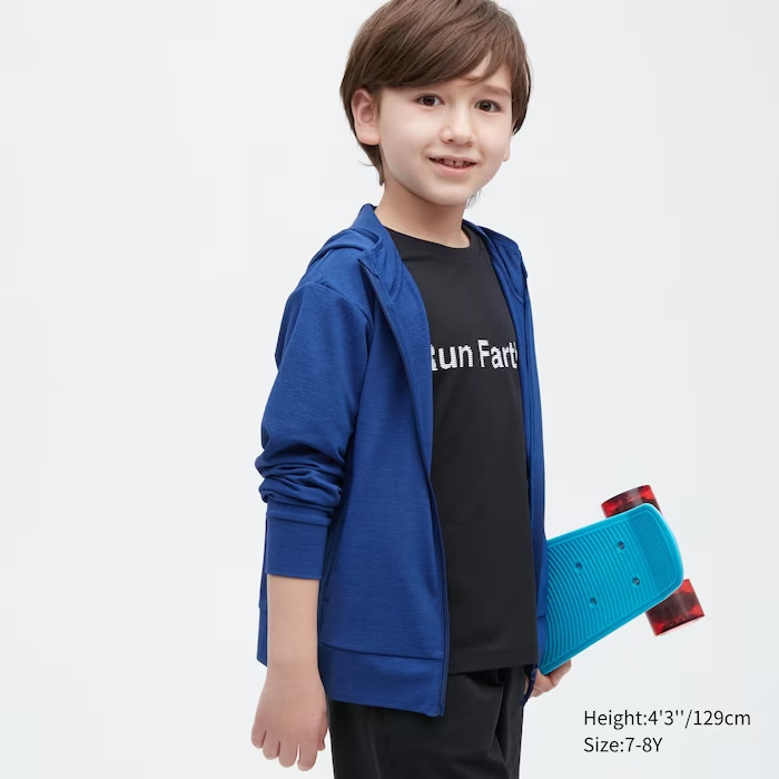 Áo chống nắng Uniqlo Kid tag nhật vải airism thoáng mát, thấm hút mồ hôi chống tia UV