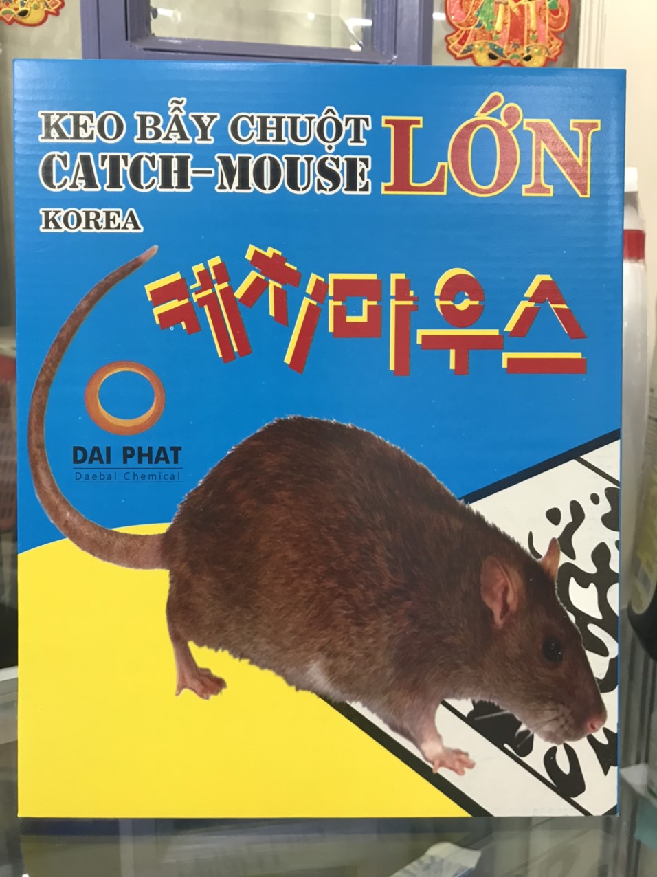 Keo dính chuột, dán chuột, loại miếng giấy lớn, dính được nhiều chuột .